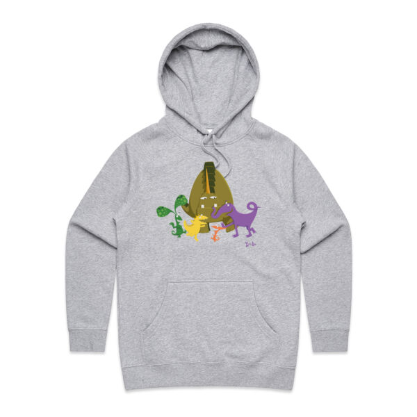 Womens Hoodie - Kiri and Lou | Let's dance! Thumbnail